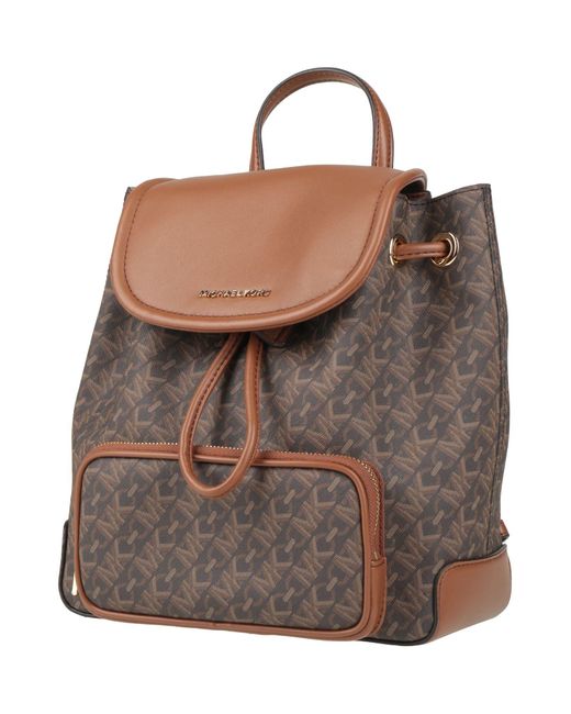 MICHAEL Michael Kors Brown Backpack Textile Fibers