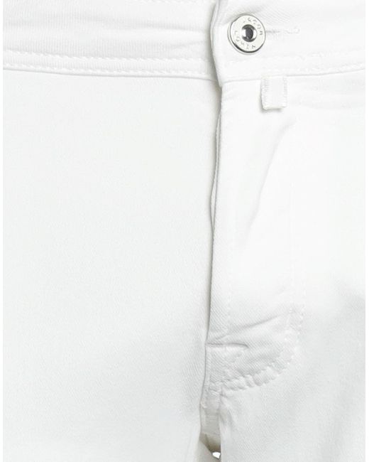 Jacob Cohen White Jeans for men