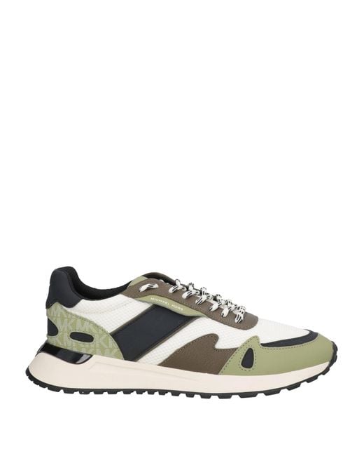 Michael Kors White Military Sneakers Polyurethane for men