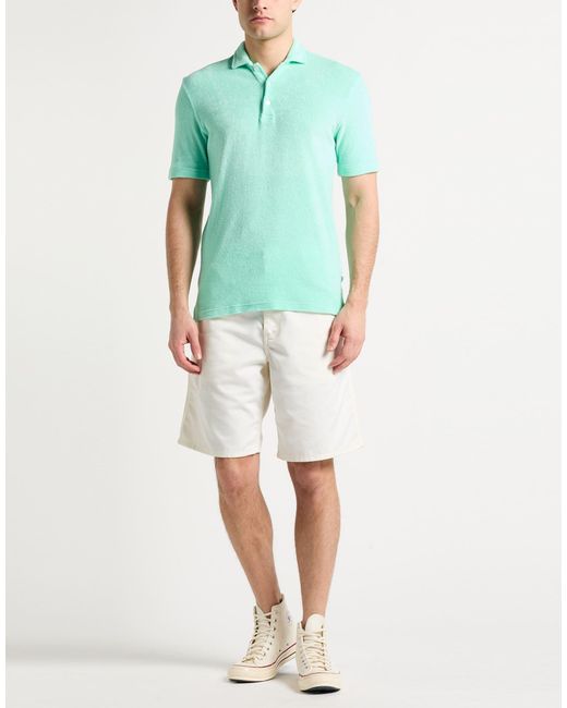Fedeli Green Polo Shirt for men