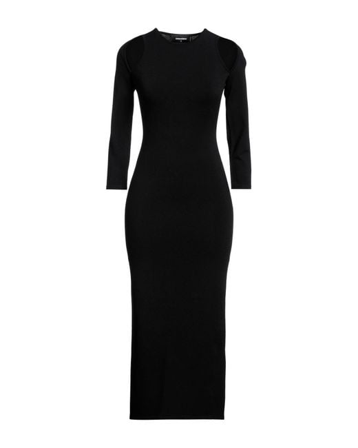 DSquared² Black Midi-Kleid