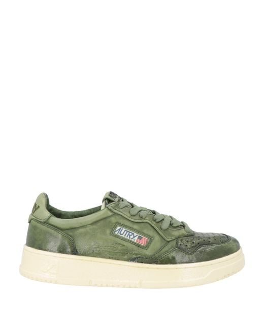 Autry Green Sneakers Goat Skin for men