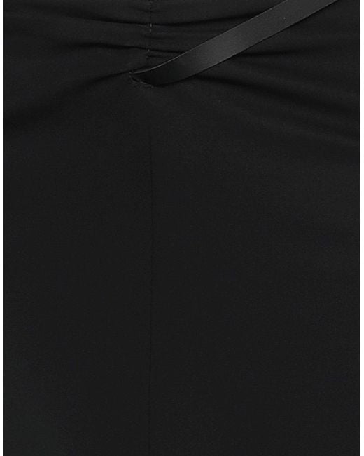 Courreges Black Mini Skirt Viscose, Elastane