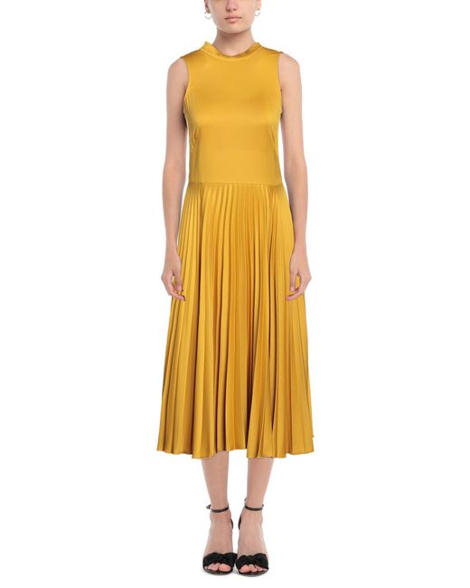 Closet Yellow Midi Dress