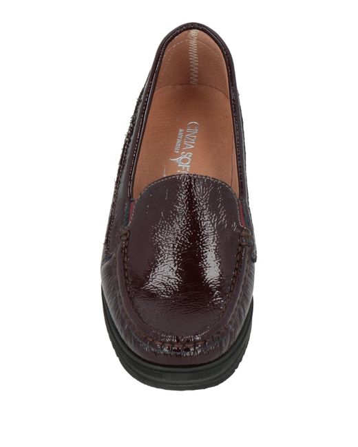 Cinzia Soft Brown Loafers Leather