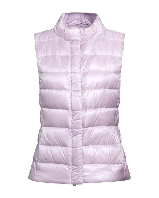 Herno Purple Iconico Lilac Vest Polyamide