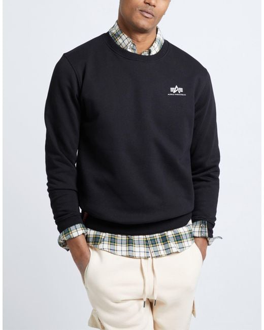 Sudadera Alpha Industries de hombre de color Black