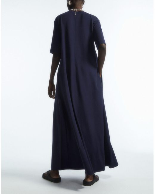 Robe longue COS en coloris Bleu | Lyst