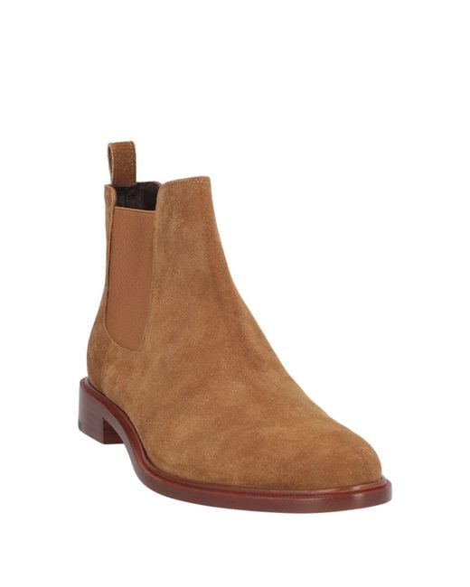 Antonio Barbato Brown Camel Ankle Boots Leather
