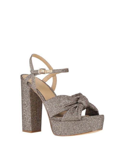 MICHAEL Michael Kors Gray Sandals Polyester, Polyethylene