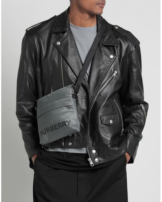 Burberry Gray Cross-body Bag for men