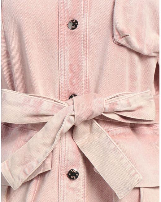 Chaqueta Vaquera Soallure de color Pink