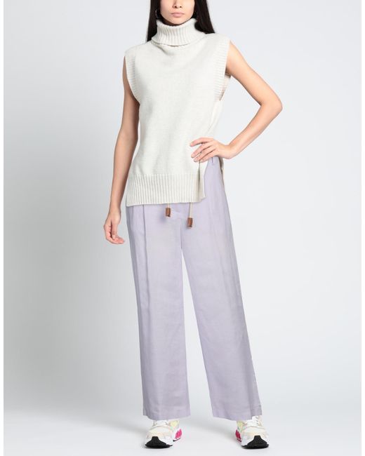 Erika Cavallini Semi Couture Purple Pants