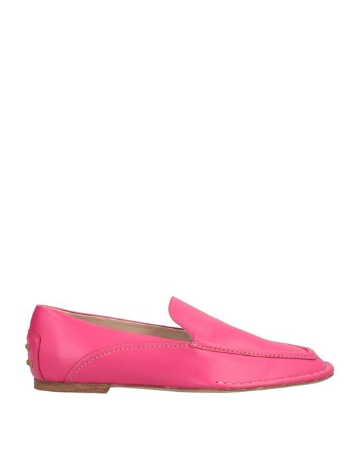Tod's Pink Loafers