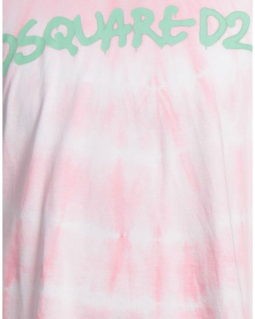 DSquared² Pink T-shirt for men