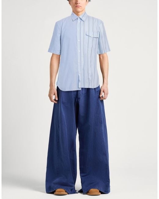 Marni Blue Shirt Cotton for men