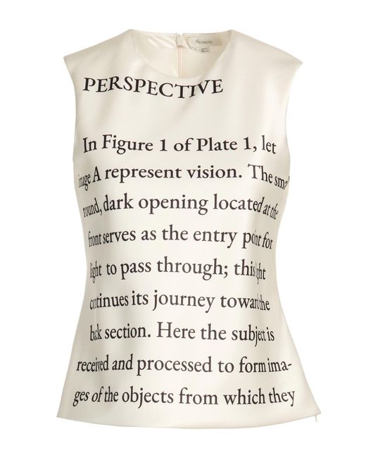 J.W. Anderson White Ivory Top Polyester