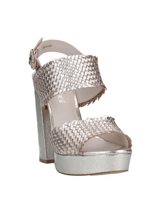 CafeNoir Gray Sandals