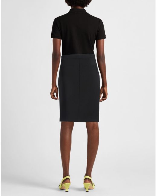 Elisabetta Franchi Black Midi-Rock