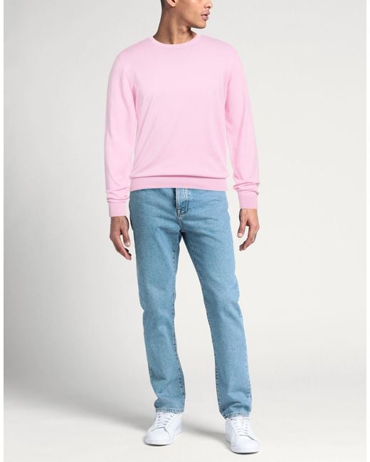 FILIPPO DE LAURENTIIS Pink Sweaters for men