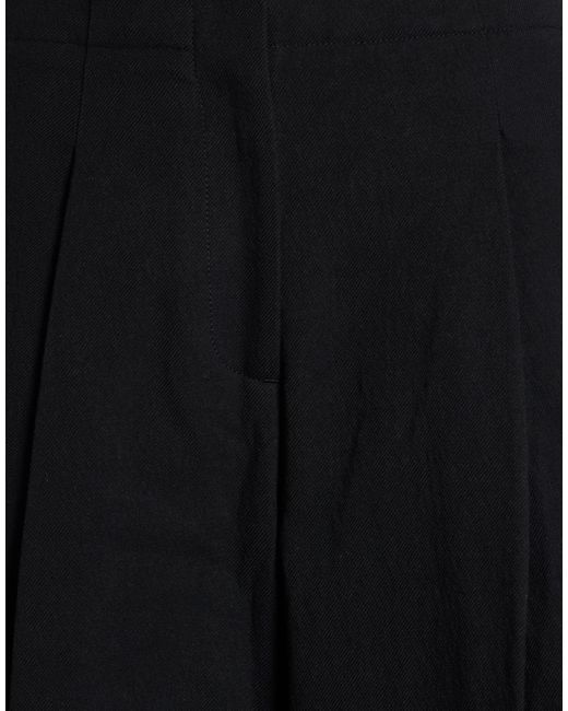 Tela Black Pants Cotton, Polyester, Viscose, Polyamide, Elastane