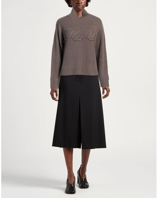 Karl Lagerfeld Brown Rollkragenpullover
