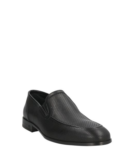 Baldinini Black Loafers Leather for men