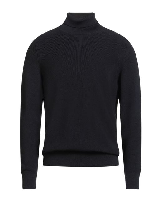 FILIPPO DE LAURENTIIS Blue Turtleneck for men