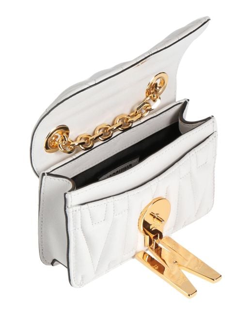 Moschino Metallic Cross-Body Bag Leather