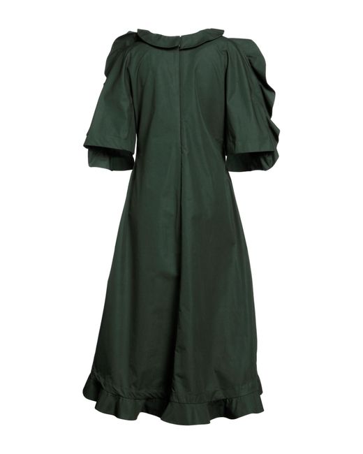 Jil Sander Green Midi Dress