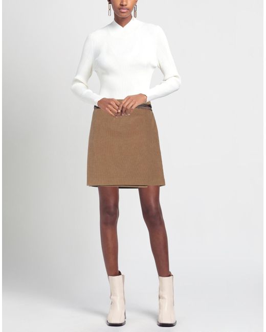 DSquared² Brown Mini Skirt