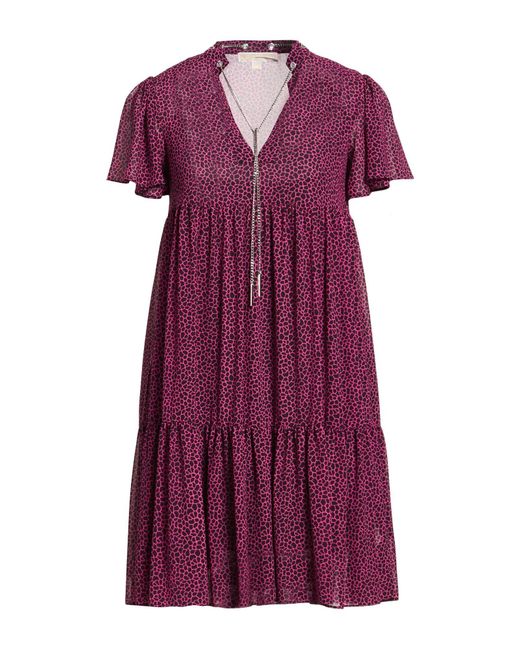 MICHAEL Michael Kors Purple Mini Dress
