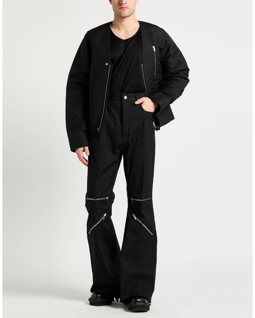 Rick Owens Blue Pants Cotton, Elastane for men