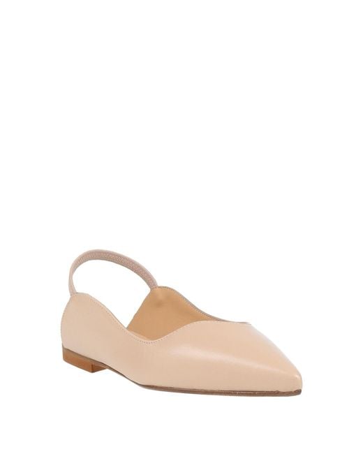 Ovyè Natural Blush Ballet Flats Leather