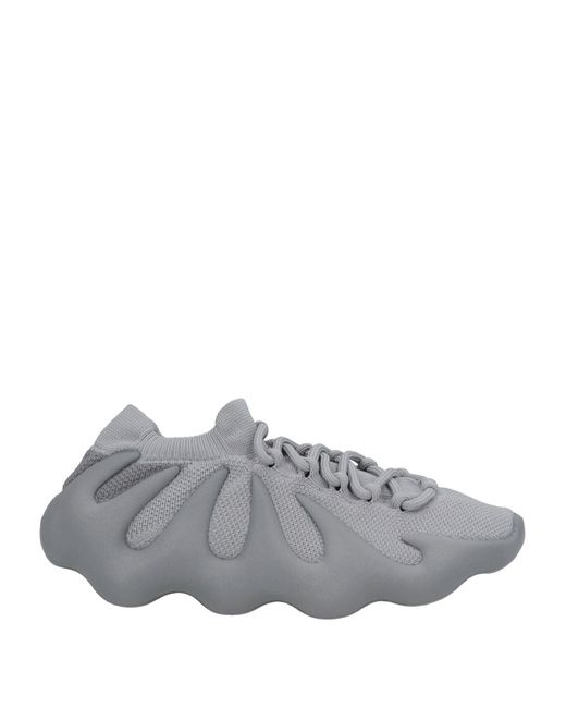 Yeezy Gray Sneakers Textile Fibers
