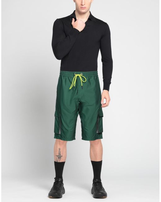 Iceberg Green Shorts & Bermuda Shorts for men
