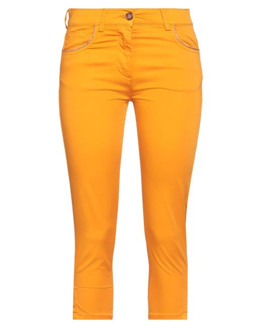 Alviero Martini 1A Classe Orange Cropped Pants