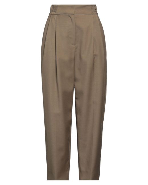 Rejina Pyo Natural Military Pants Wool, Polyester