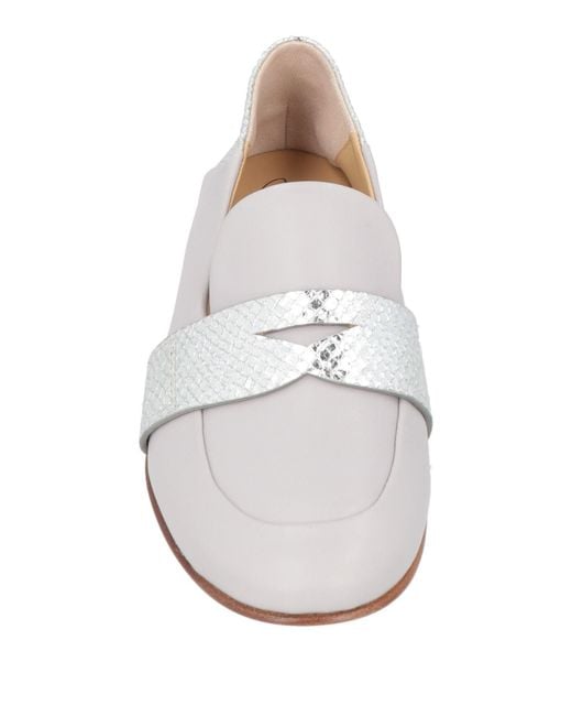Fabi White Loafers Leather
