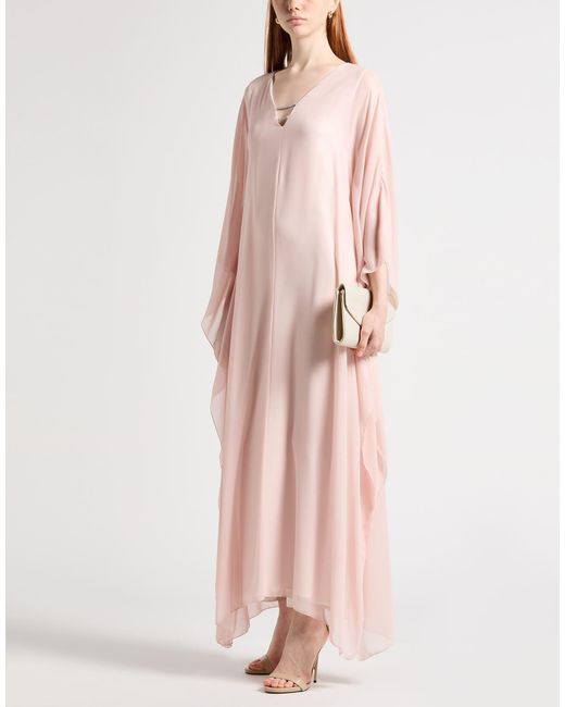 Peserico Pink Maxi Dress