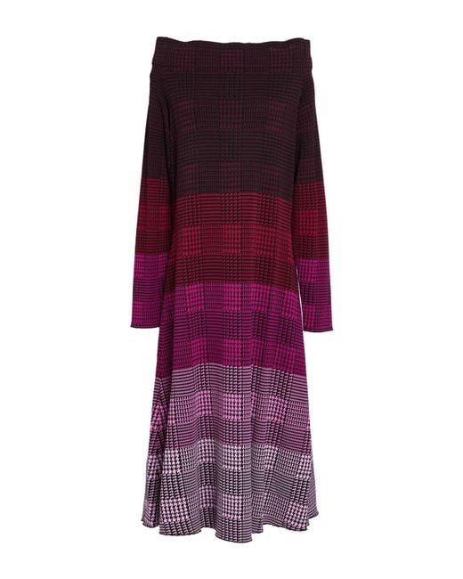 Marina Rinaldi Purple Midi Dress
