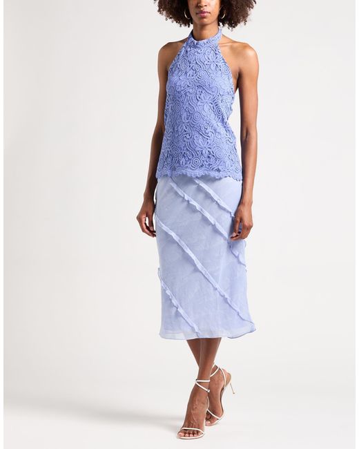 Samsøe & Samsøe Blue Midi Skirt