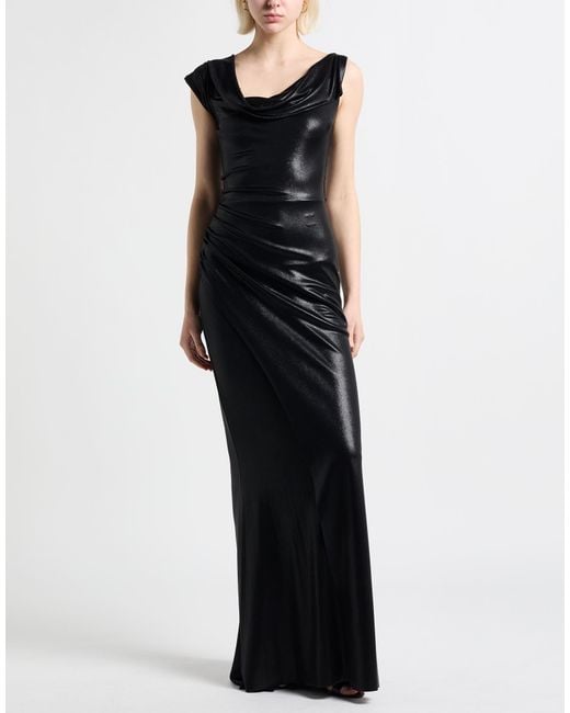 La Petite Robe Di Chiara Boni Black Maxi Dress Viscose