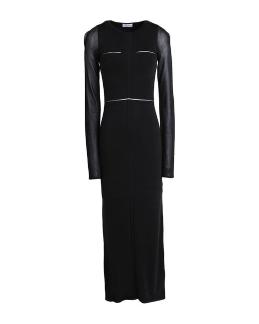 Vestido largo Calvin Klein de color Black
