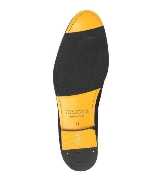 Doucal's Blue Loafers Leather for men
