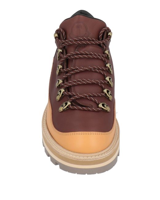 Moncler Brown Ankle Boots for men