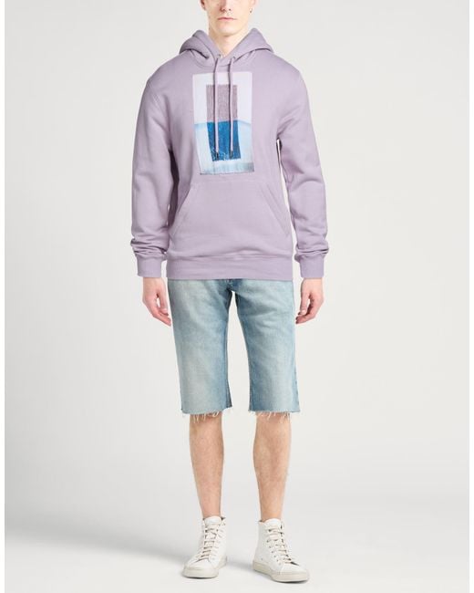 Lanvin Purple Lilac Sweatshirt Cotton for men