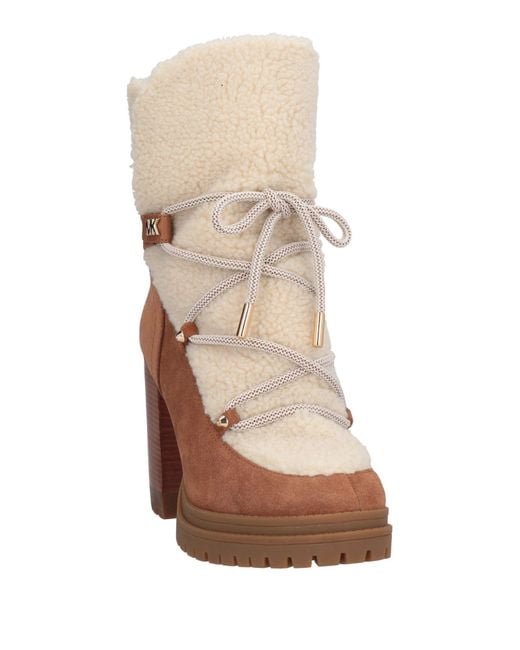 MICHAEL Michael Kors Brown Ankle Boots Polyester, Leather