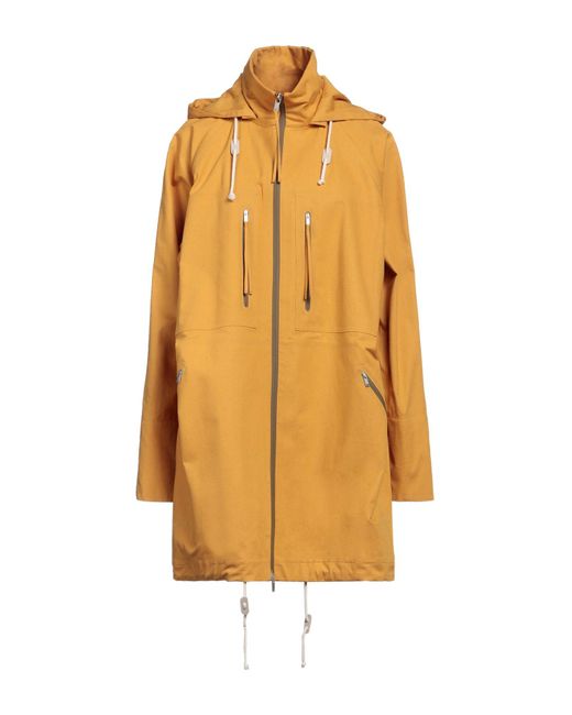 Jil Sander Orange Overcoat & Trench Coat