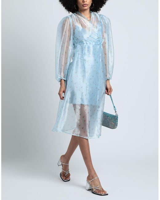 Aeryne Blue Midi Dress